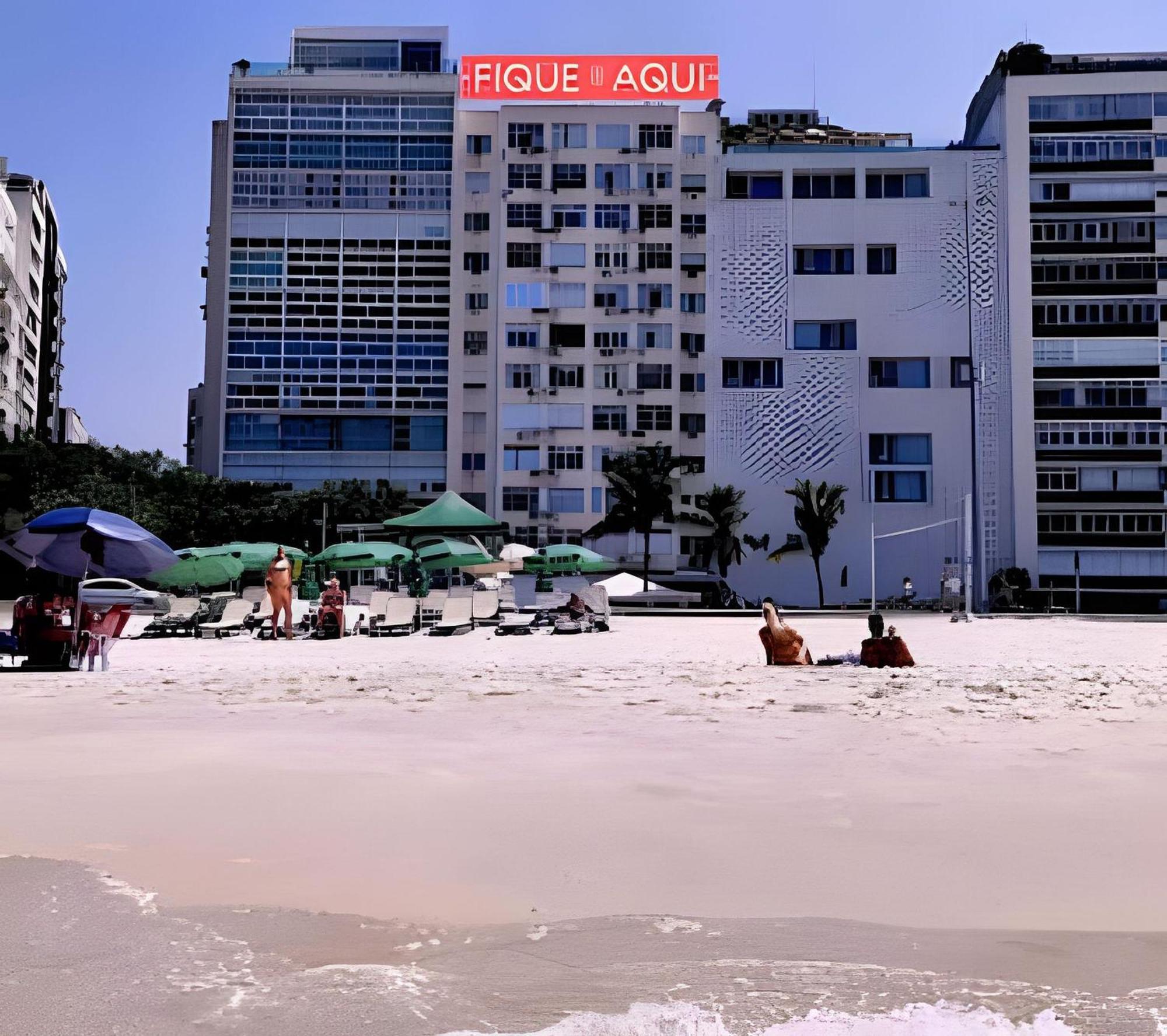 Studio Pe Na Areia Em Copacabana Рио-де-Жанейро Экстерьер фото